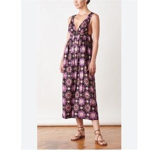 Rachel Comey Camisiam Sleeveless V Neck Midi Dress Size 2 AS SEEN ON TV